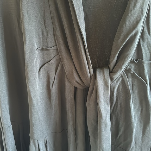 40” long black cardigan 24W - Picture 2 of 10